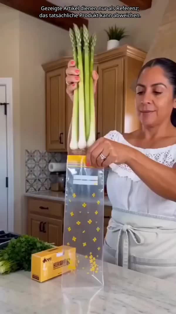 Lebensmittel länger frisch halten mit VollStern Langzeit-Lebensmitteltaschen!