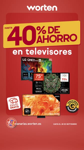 Hasta un 40% de Ahorro