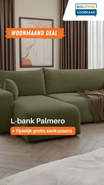 Hoekbank Palmero