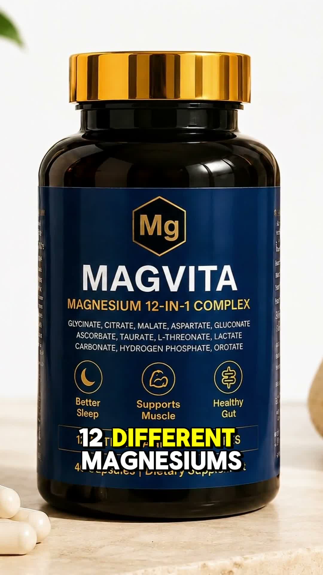 12 Forms of Magnesium. One Capsule.