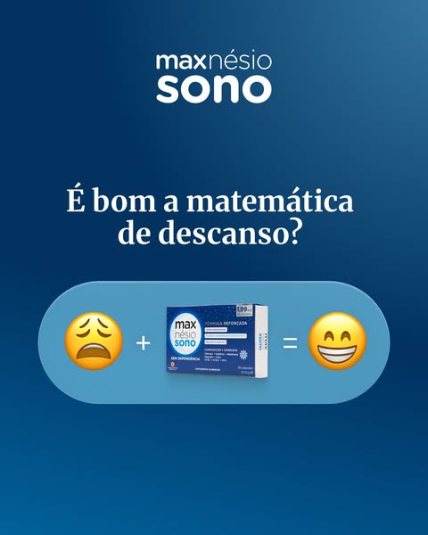 Anúncio de Maxnésio Sono