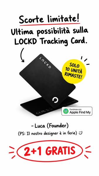 OFFERTA A TEMPO LIMITATO!