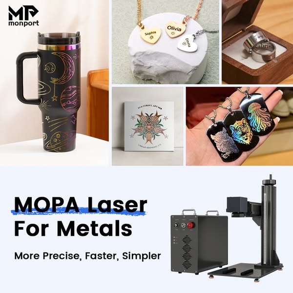 Monport GT Serie Faserlaser | Präzise Metallgravur