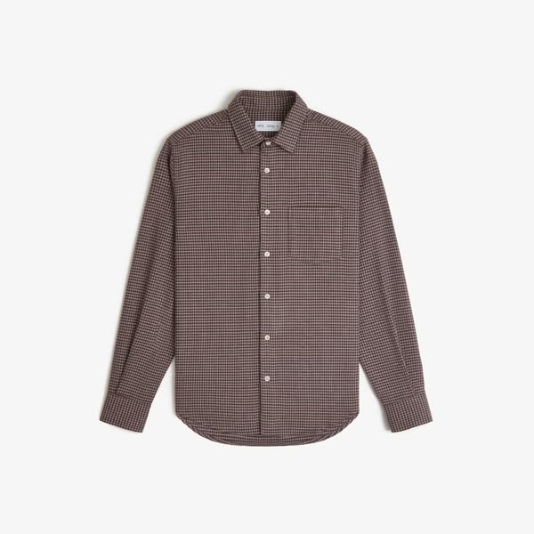 Flannel Pocket Shirt Houndstooth