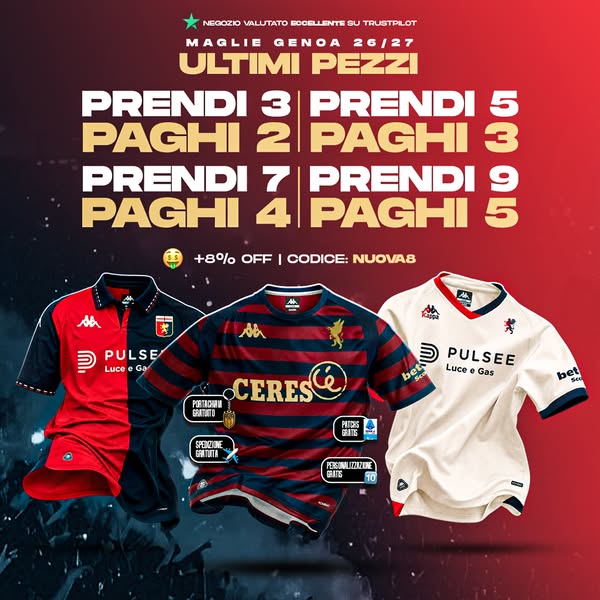 PRENDI 3, PAGHI 2 — più un 8% di sconto extra con il codice NOUVA8