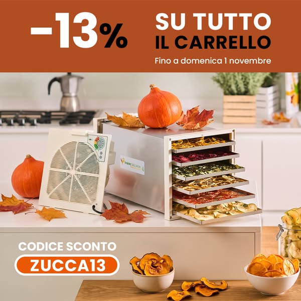 Sconto del 13% con il codice ZUCCA13
