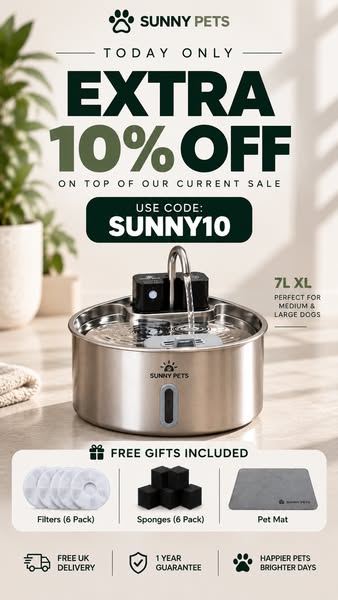 Extra 10% OFF Today — SUNNY10
