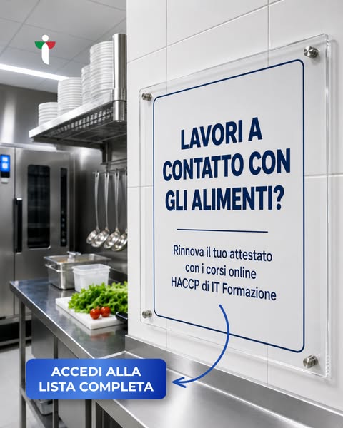 Corsi e Documentazione HACCP Italia