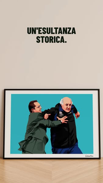 Mazzone, un'esultanza storica