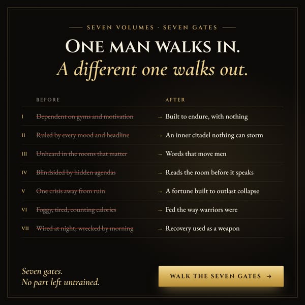The Code Great Men Lived By.