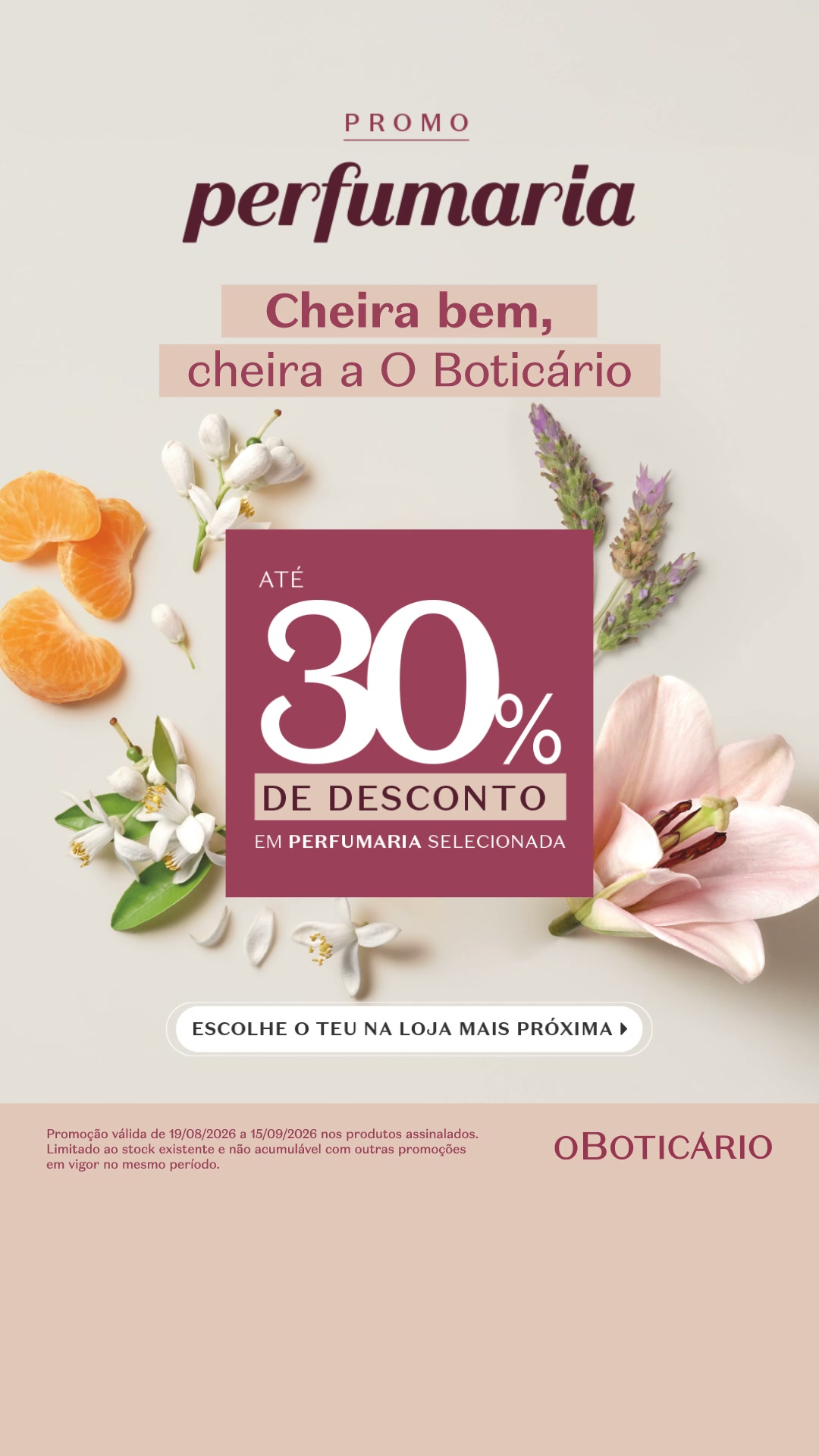 30% OFF em Perfumaria Selecionada