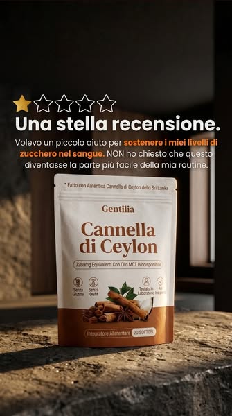 Cannella di Ceylon 7200mg Equivalente in Olio MCT