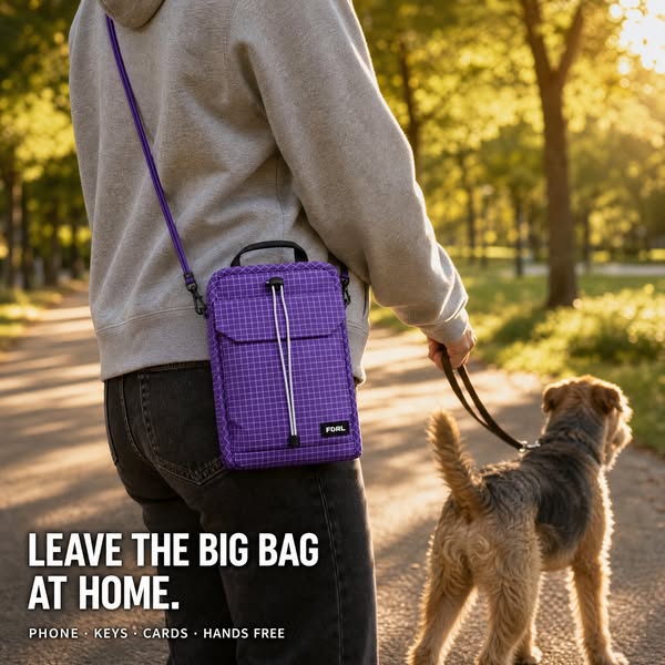 The Crossbody Phone & Passport Pouch