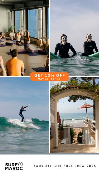 Your all-girl surf crew is waiting in Morocco