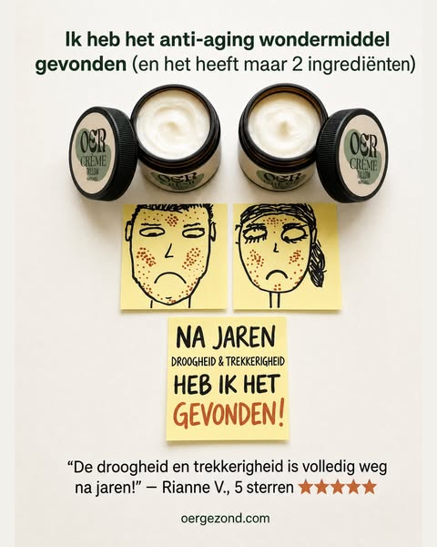 Na jaren droog: eindelijk weg.