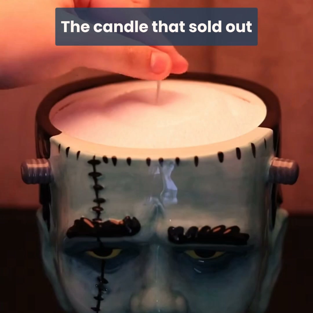 Design your own Halloween candle
