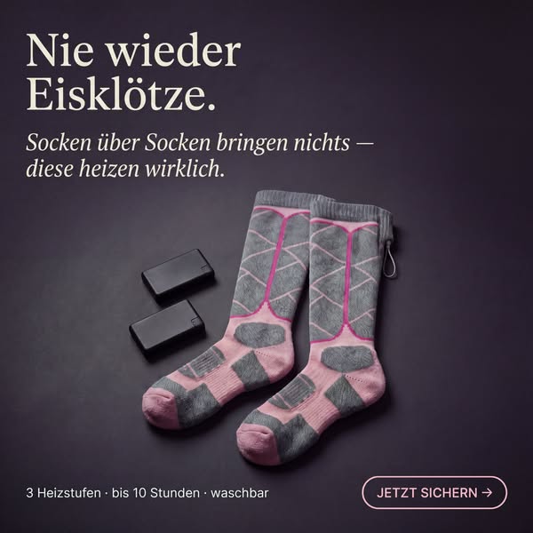 Nie wieder kalte Füße – bis 55 °C