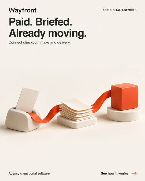 Client portal for repeatable agency services