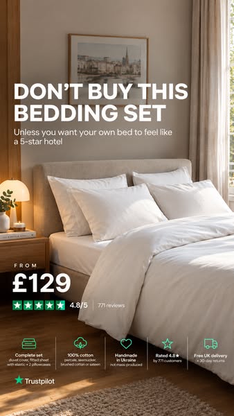 100% Cotton Bedding Sets