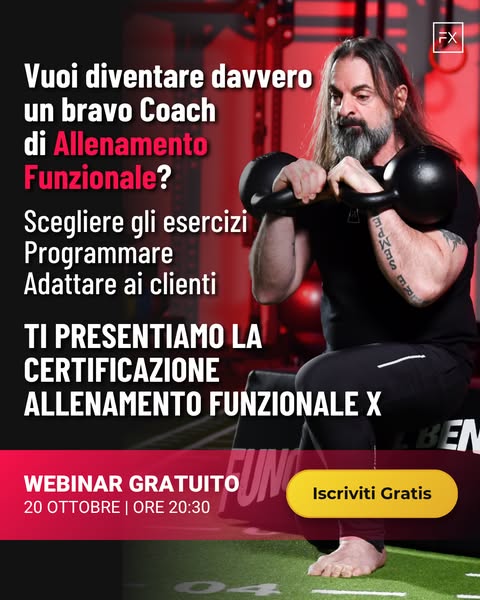 Webinar Certificazione Funzionale FitnessX