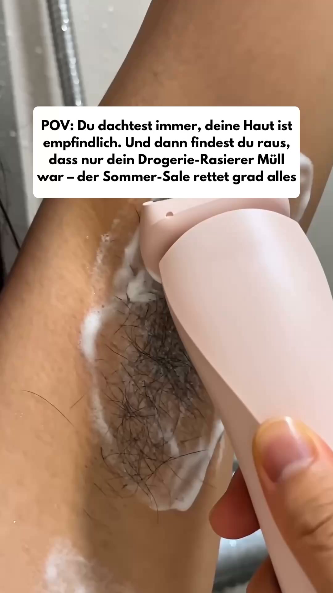 Nicht deine Haut. Dein Rasierer.