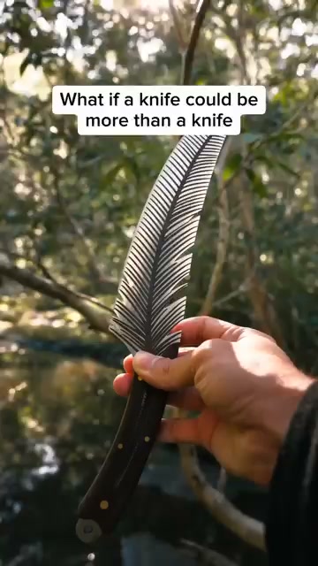 Hand-forged - Feather Knife