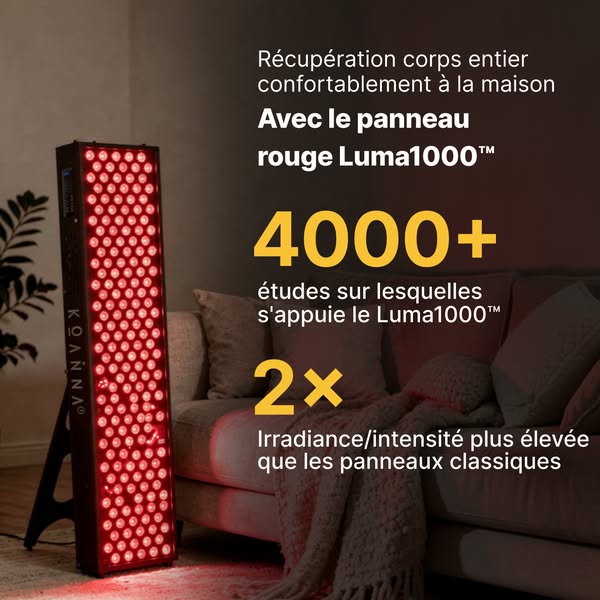 Thérapie professionnelle par lumière rouge à domicile