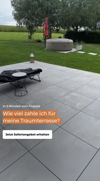 Deine Traumterrasse – in 2 Minuten kalkuliert