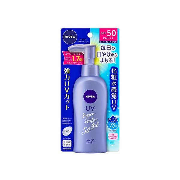 NIVEA Super Sun Protect Sunscreen Water Gel Face & Body Pump SPF50 PA+++ 140g
