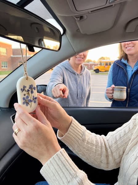 One Stone on My Rearview Mirror Became 120 Wedding Favors
