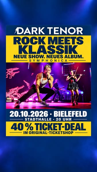 Rock meets Klassik: 40 % Ticket-Deal
