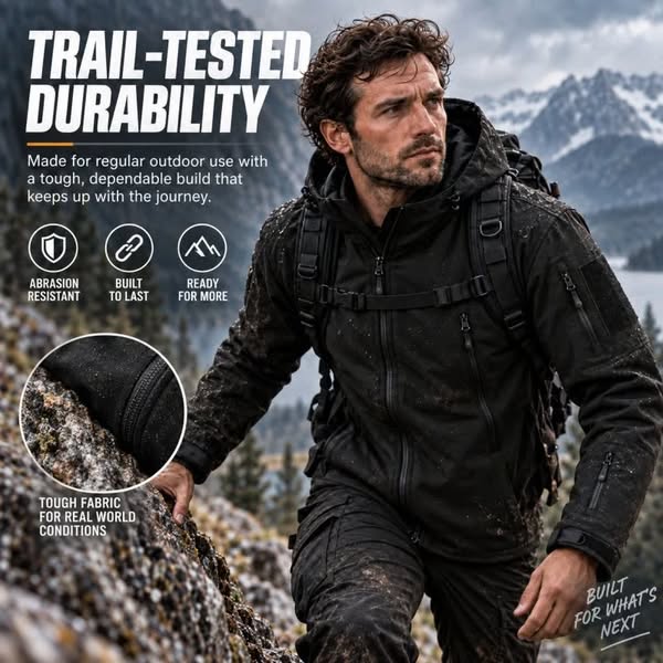 Unisex Fleece-Lined Sharkskin Softshell Jacket – Waterproof, Windproof & Warm - Grey / S