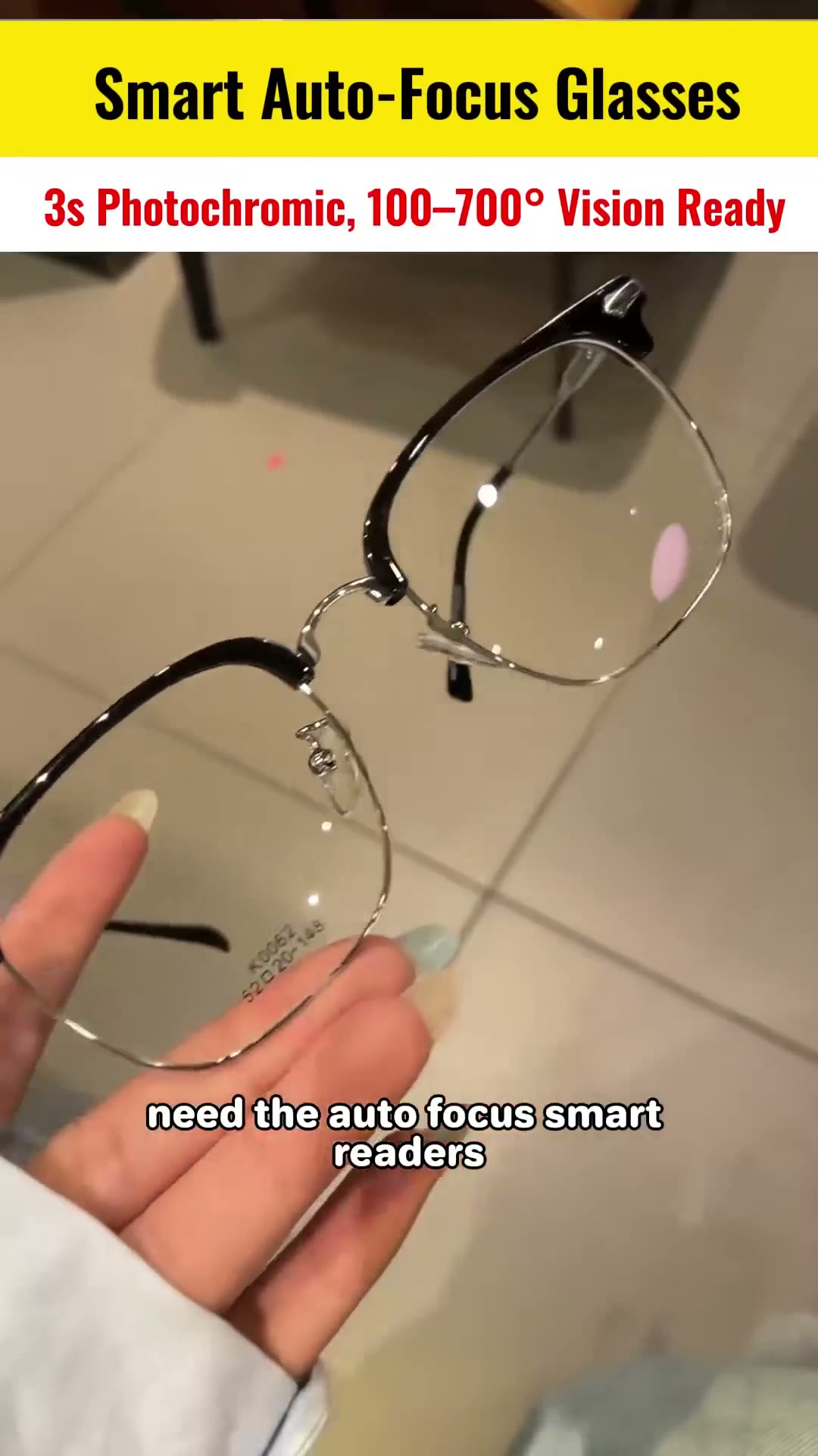 ÓCULOS AUTOFOCUS FOTOCROMÁTICOS -70%