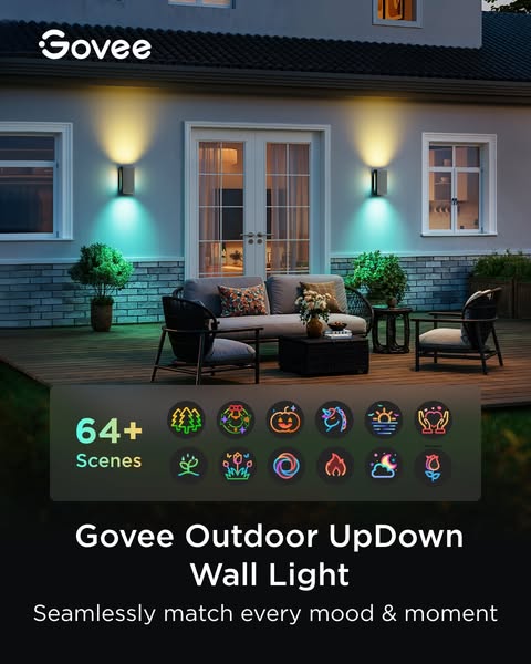 Govee Outdoor Up Down Wall Light