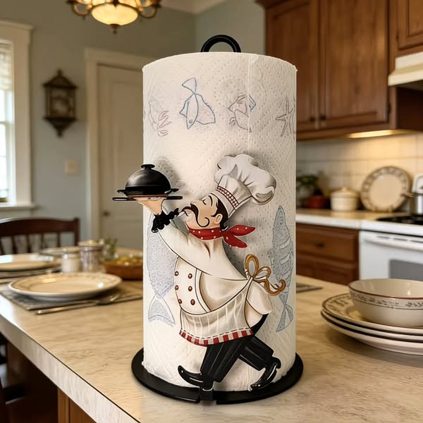 Gourmet Chef Paper Towel Holder
