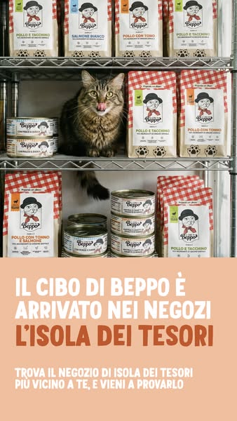 Il Cibo di beppo è nei negozi