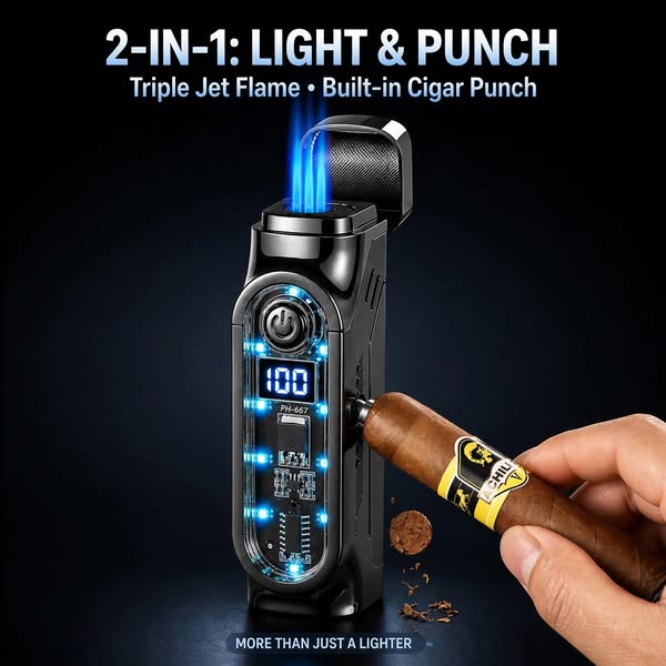 The Smarter Cigar Lighter