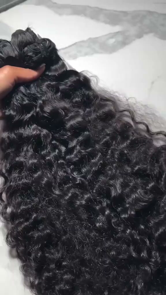Water Wave Unprocessed Virgin Human Hair Bundles 1/3/4 Pcs