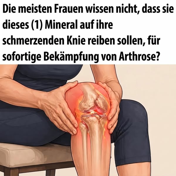 Bestes Mineral zur "Linderung" von Arthrose-Knieschmerzen?