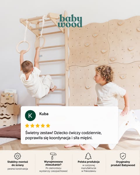 Odkryj drabinkę i akcesoria Babywood