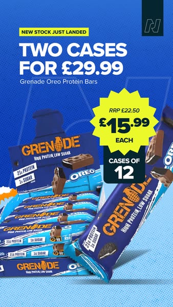 24 Grenade OREO Bars for £29.99!