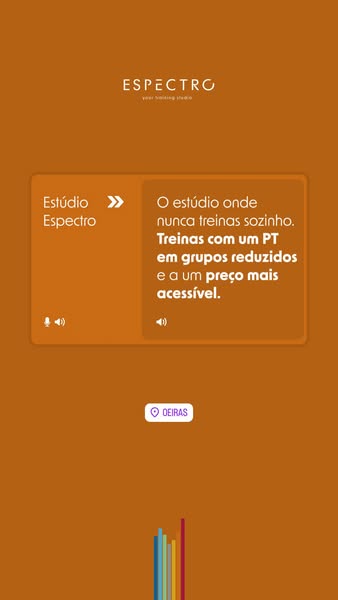 Nunca mais treinas sozinho