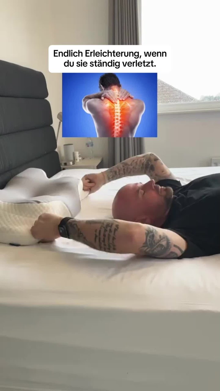 Memory-Foam-Nackenkissen gegen Nackenschmerzen