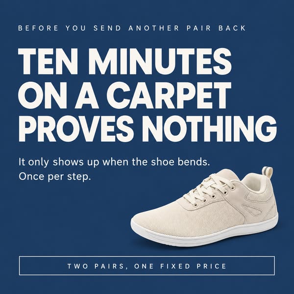Ten minutes on a carpet proves nothing