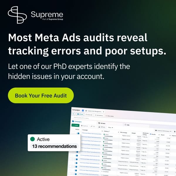 Stop Wasting Meta Adspend—Get a Free Audit Today
