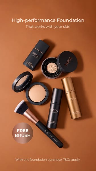 Free Brush With Any Foundation