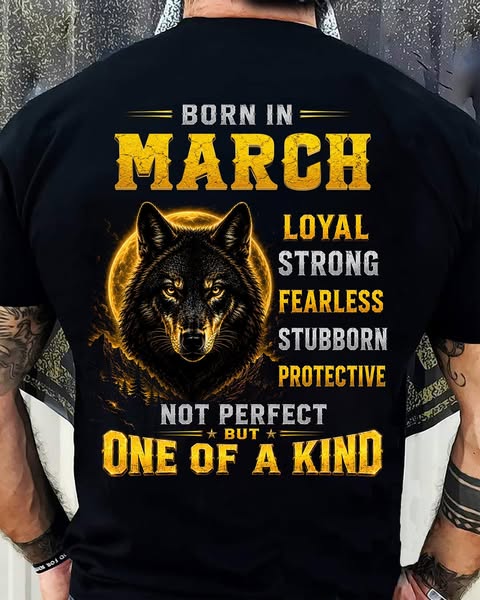 MARCH GUY - NOT PERFECT BUT ONE OF A KIND - T SHIRT FOR STRONGMAN - TR