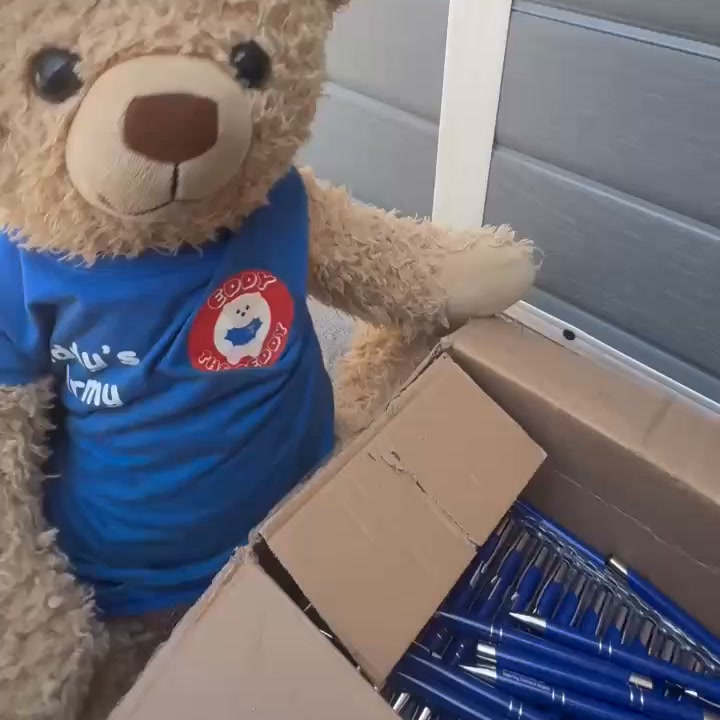 More Than Just a Pen… It Helps Give Teddy Cuddles