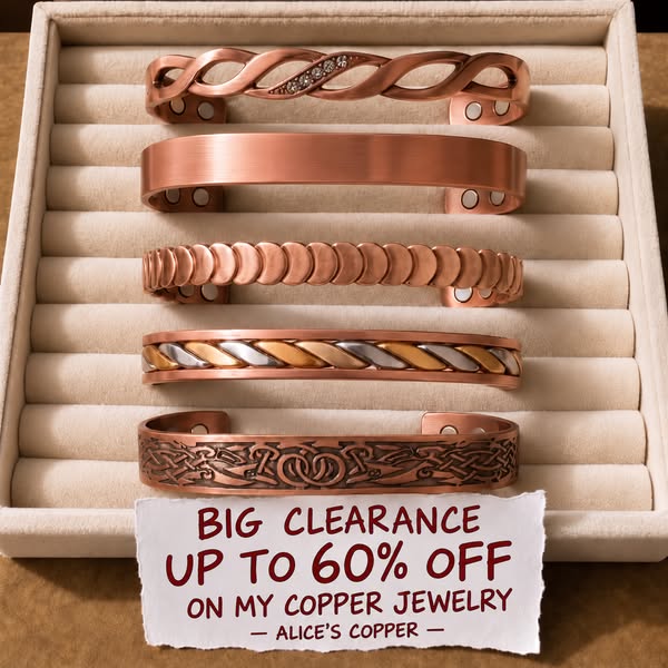 My mother lived to be 96. She never took off her copper bracelet. Not even once.