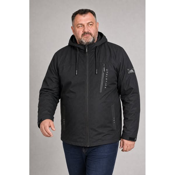 PLN219 | Kurtka męska przejściowa ocieplana duże rozmiary 2XL 3XL 4XL 5XL 6XL
